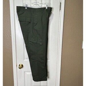 Topps Safety USA Apparel Uniform Pants 36x29 Green 3606 RN 18353 Not Flame Resis